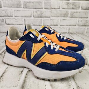 New Balance 327 Women's Sz 6B Navy Blue Orange Athletic Running Sneakers WS327FO